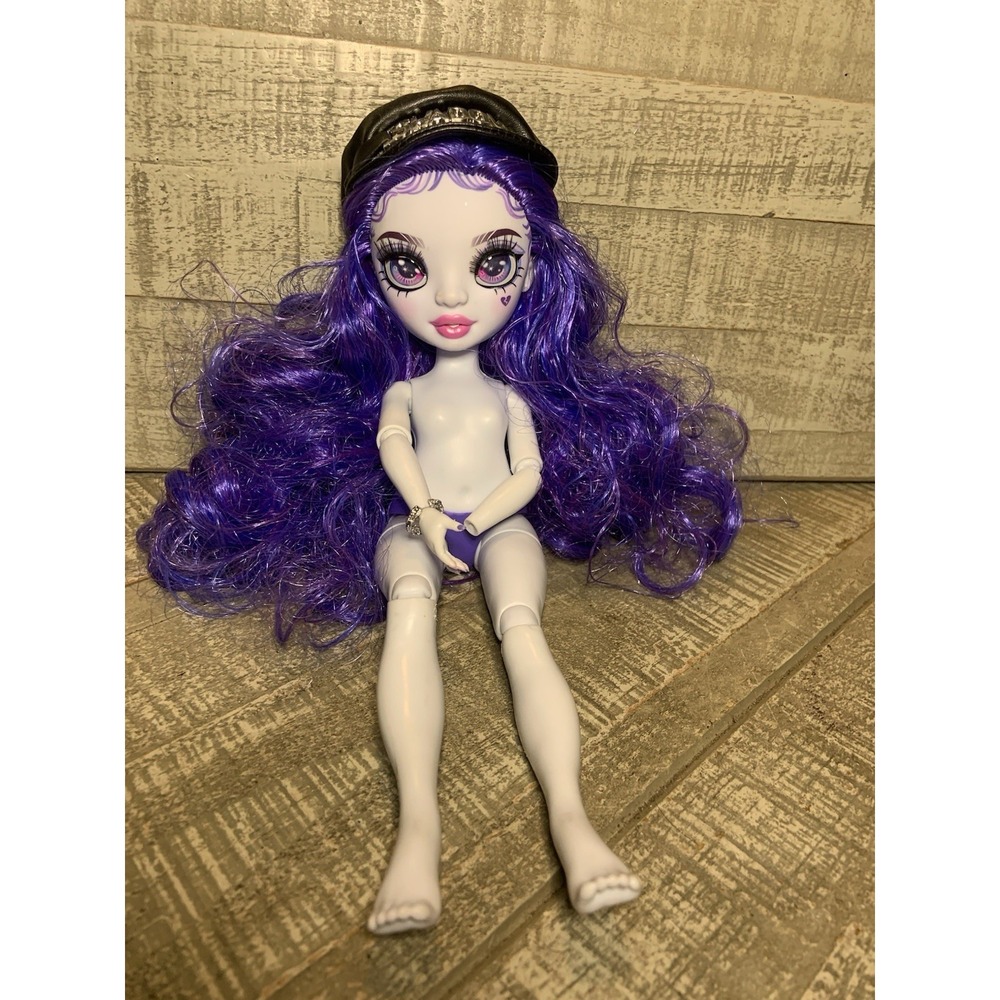 Rainbow High Shadow High Neon Uma Vanhoose Doll Rainbow Vision Purple Hair W Hat